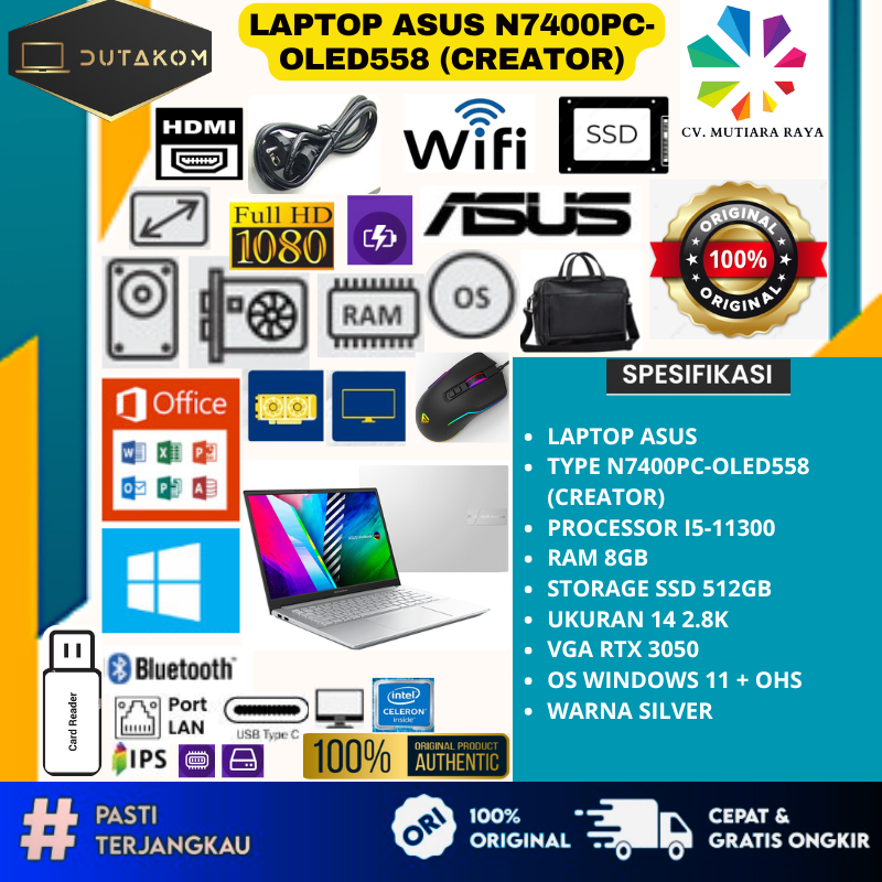 LAPTOP ASUS N7400PC-OLED558 (CREATOR)