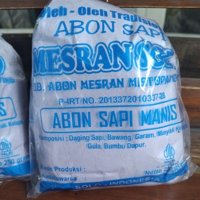 

Abon MESRAN solo 250 gr