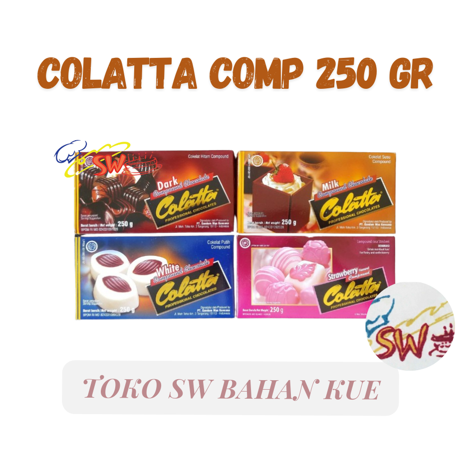 

COLATTA COMPOUND 250 GR / COKLAT BATANG
