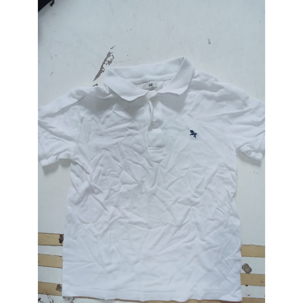 Preloved Kaos Polo Anak laki-laki H&M 6-8 tahun