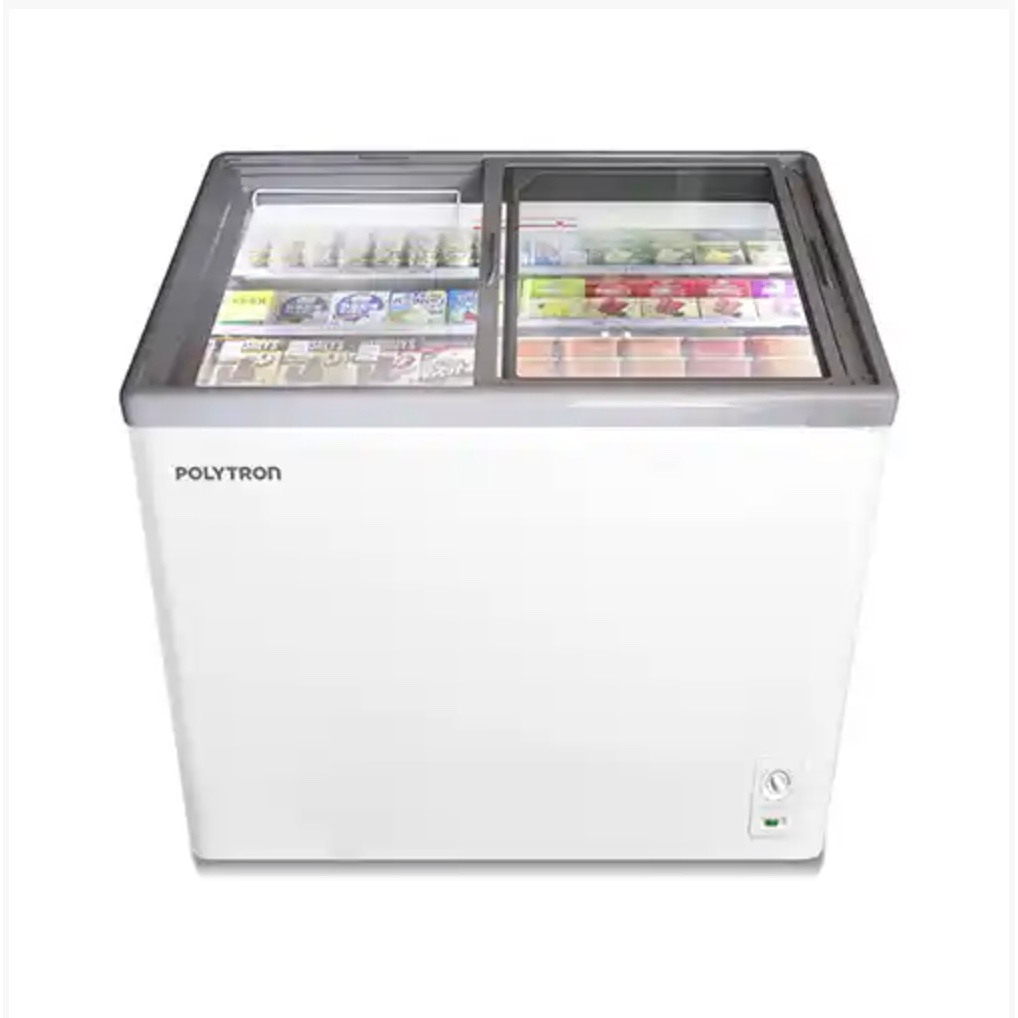 POLYTRON SLIDING DOOR CHEST FREEZER PCF329