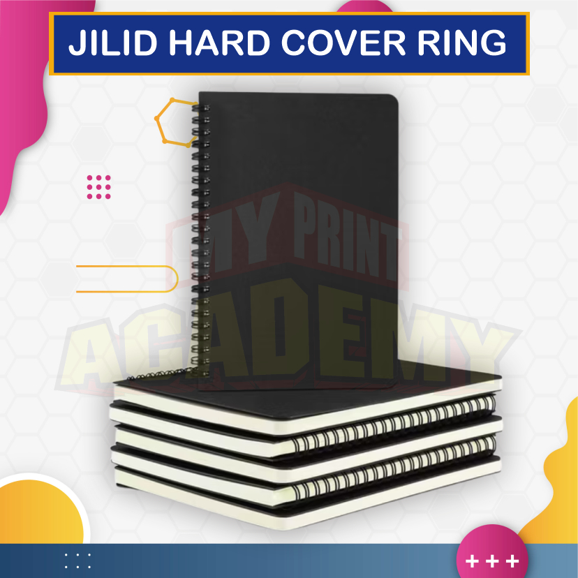 Jilid Hard Cover Ring Kawat / Spiral Kawat A4 B5 A5 A6