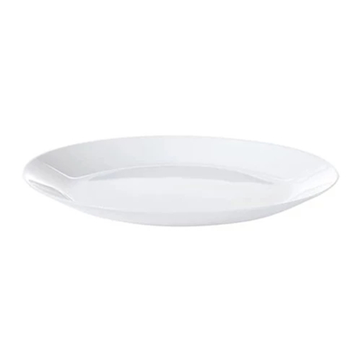 IKEA OFTAST Piring Makan Keramik Putih 25cm