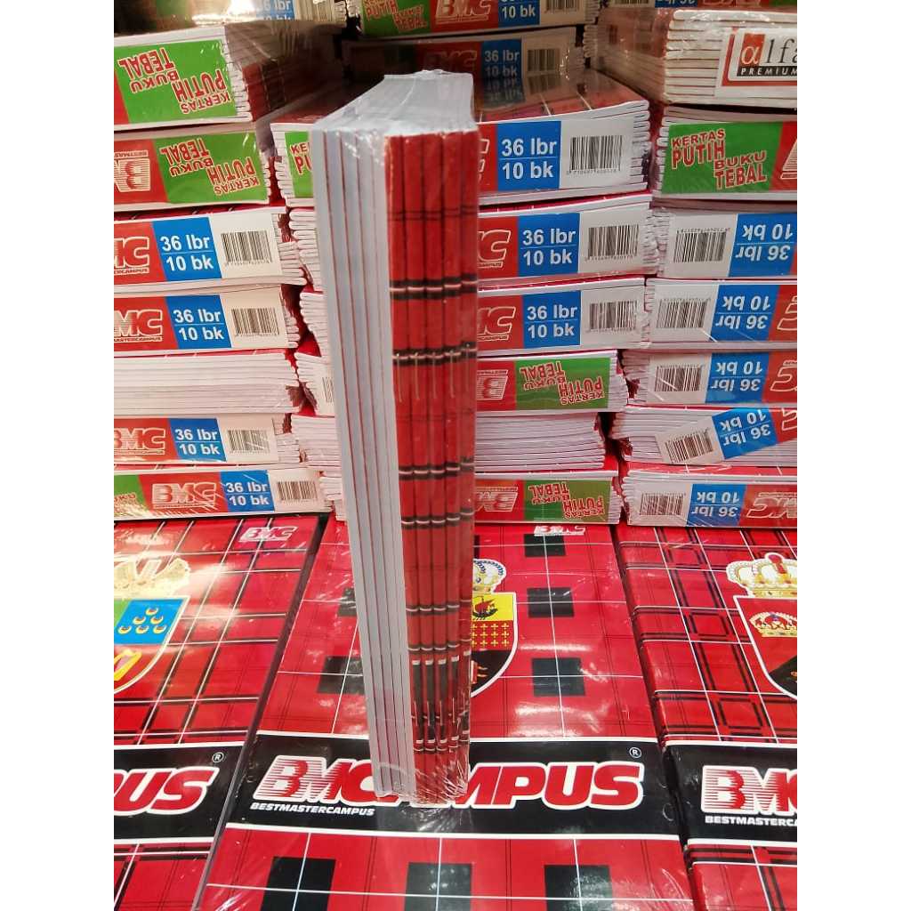

Buku tulis BMC campus isi 36 lembar ( 1 pak isi 10 buku )