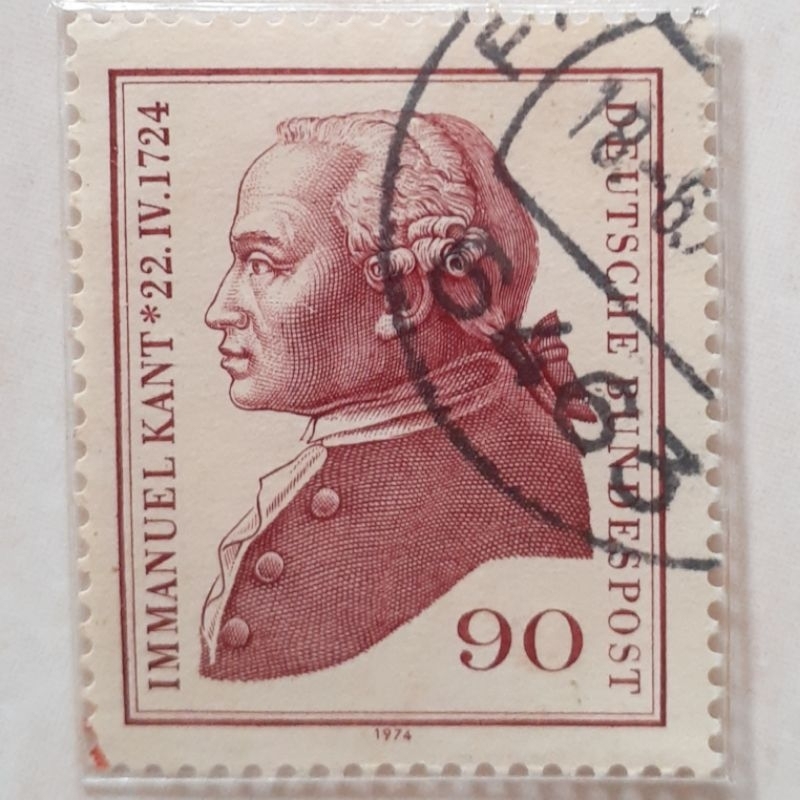 

(J2) Perangko Jerman 250th Birth Anniversary of Immanuel Kant Tahun 1974