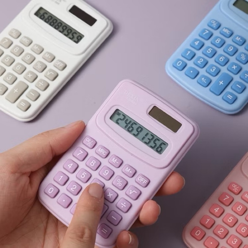 

Kalkulator Kecil 8 Digit Calculator Mini Pocket Warna Pastel Kalkulator Saku Kecil