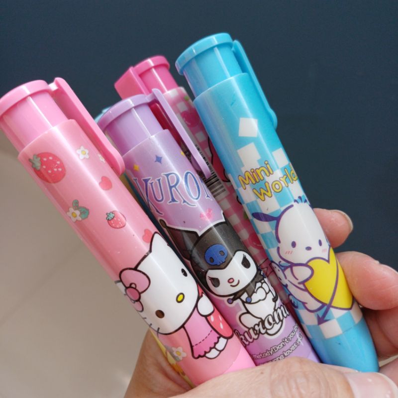

Penghapus mekanik 2818A4 cinnamoroll kuromi hello kitty pochacco pompompurin my melody