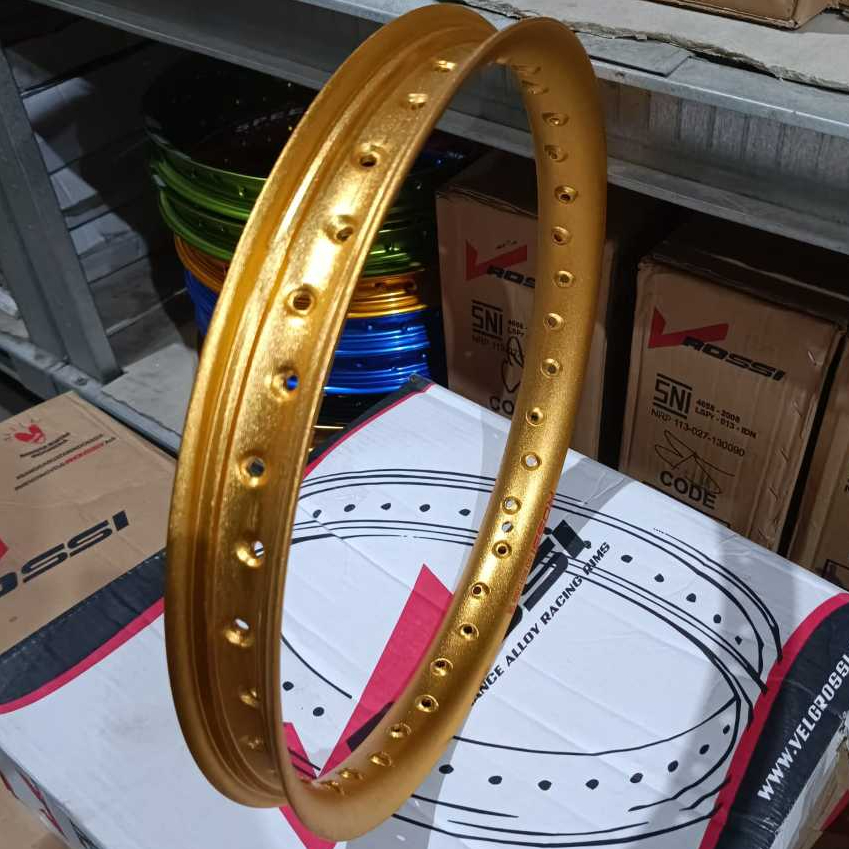 Velg Almini Rossi U Shape 140 x 17, 160 x 17, 215 x 17 Silver Kilap / Black Doff / Silver Blast / Go