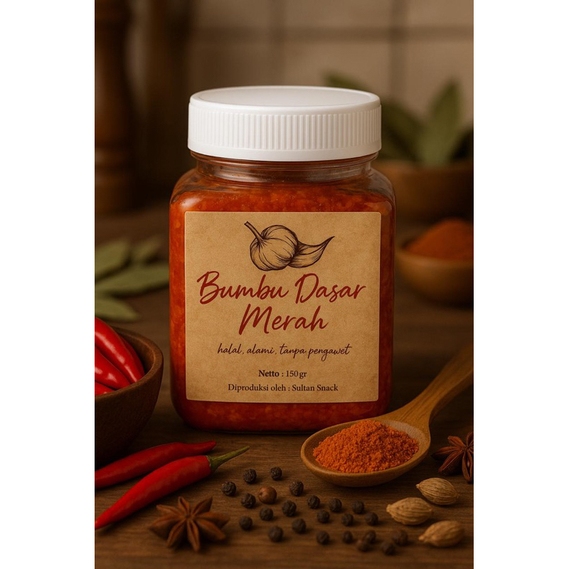 

BUMBU DASAR MERAH | BUMBU DASAR SULTAN SNACK | BUMBU DASAR HOMEMADE | BUMBU DASAR PRAKTIS SIAP PAKAI