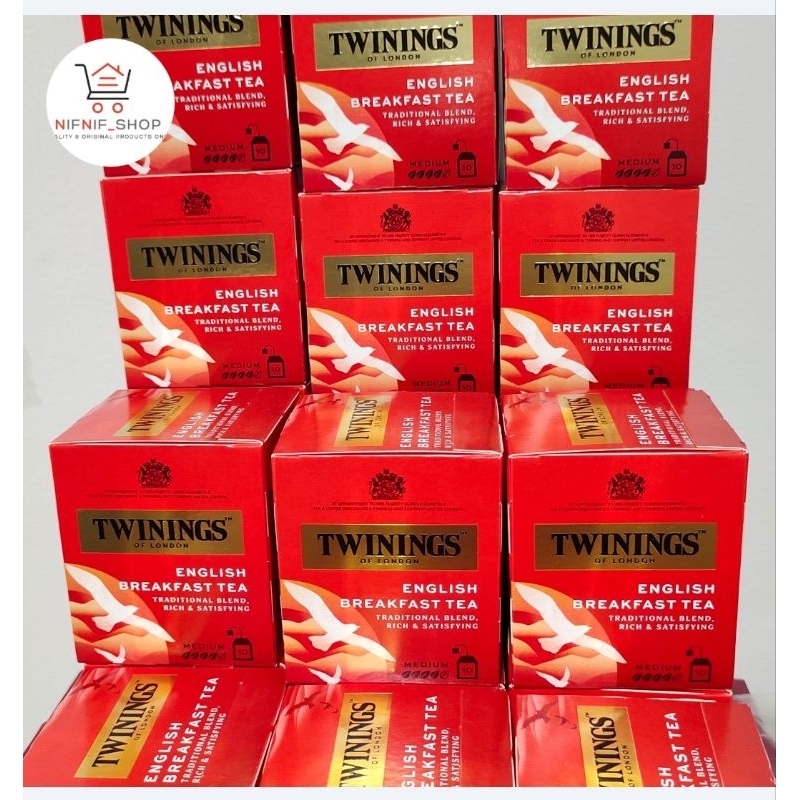 

Twinings Teh Celup English Breakfast Tea 10x2gr