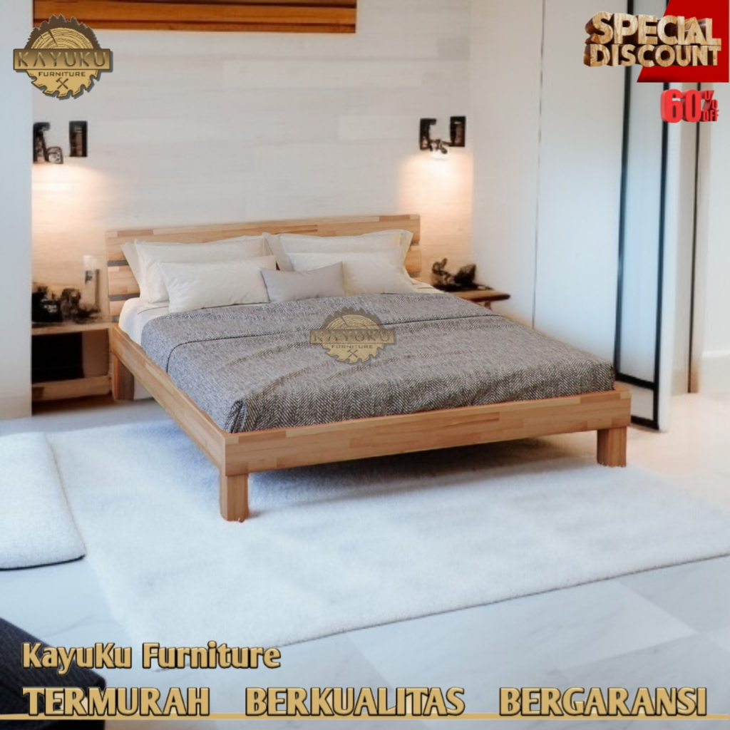 KayuKu Furniture Dipan tempat tidur minimalis tempat tidur  dipan kasur divan kasur sandaran tempat 