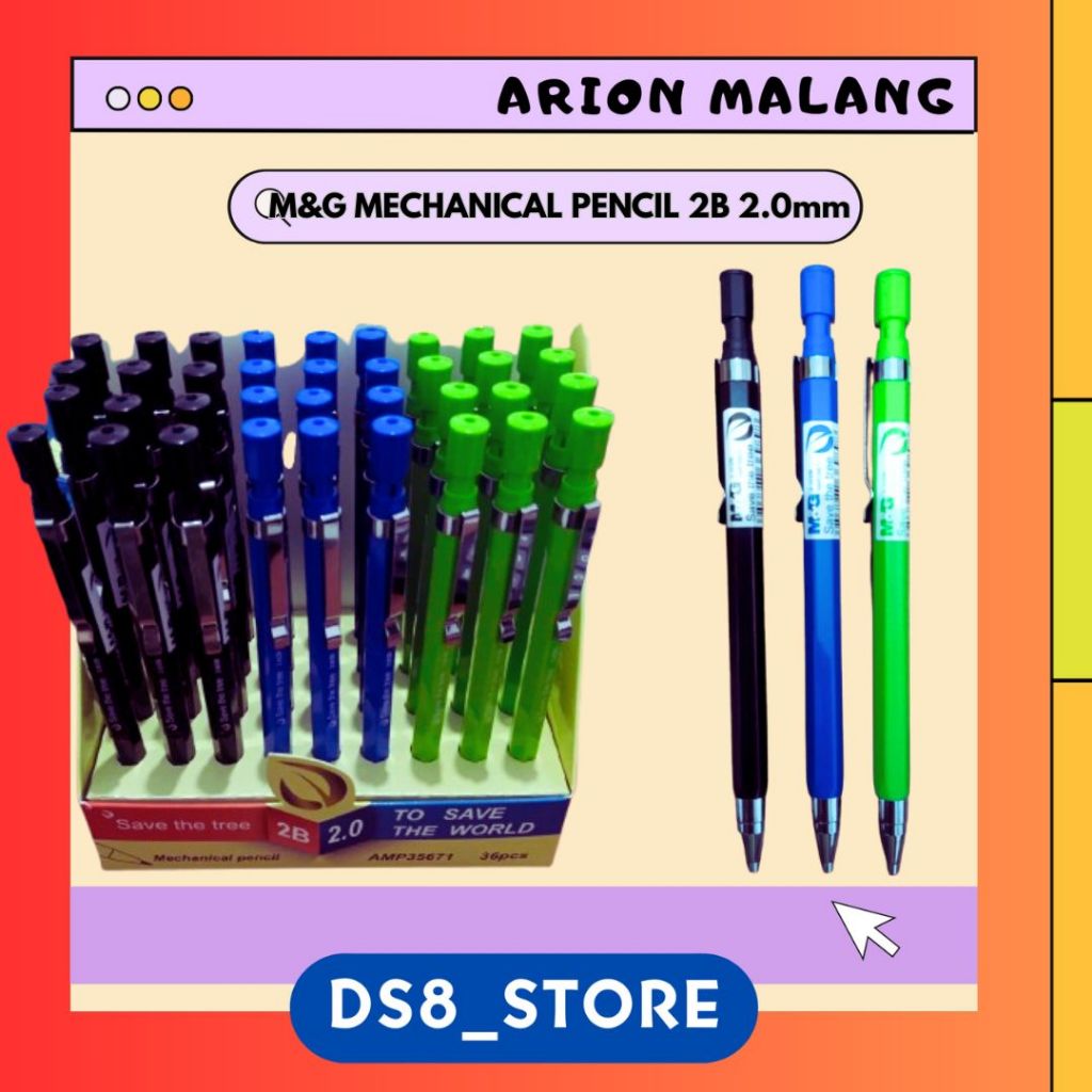 

M&G Mechanical Pencil 2B 2.0mm AMP35671