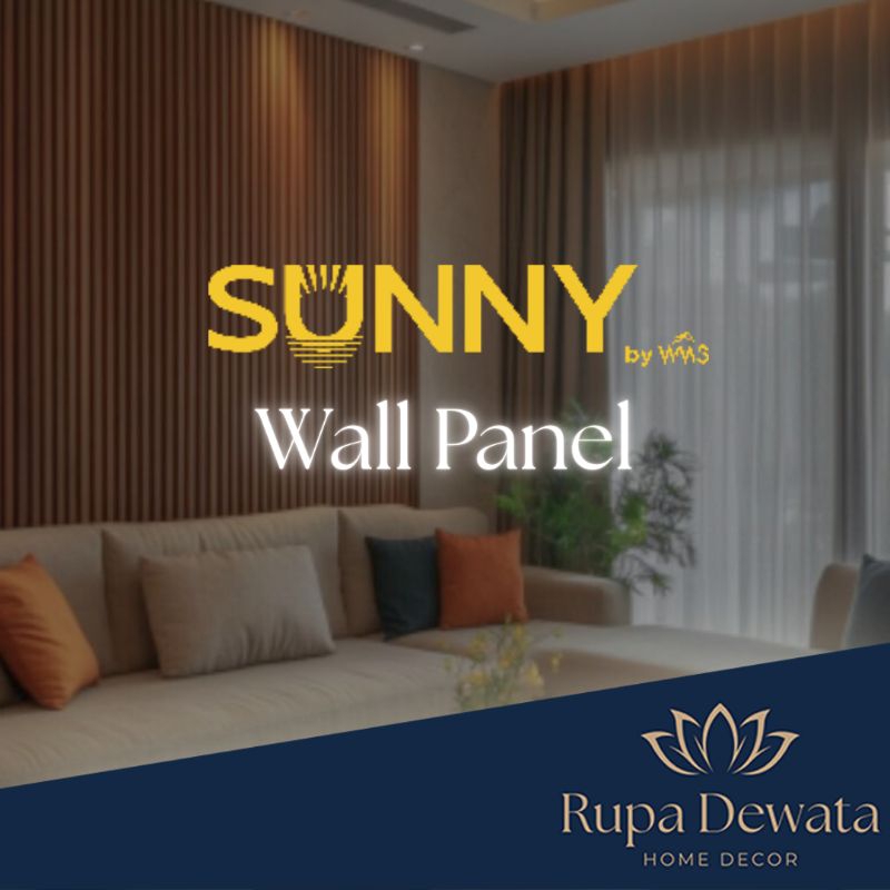 WPC Sunny Wall Panel PVC Dekorasi Dinding 4 kotak