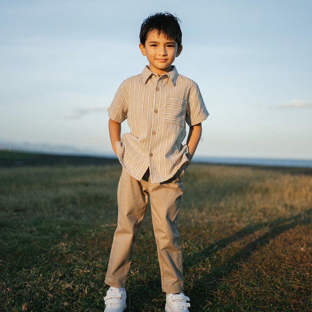 LEWIS EMMA - Urban Shirt (6 Bulan - 14 Tahun) Kemeja Anak Laki-laki Lengan Pendek