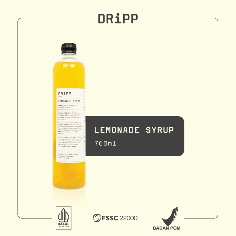 

DRIPP syrup caramel, vanila, hazelnut, strawberry / perasa minuman berbentuk sirup /