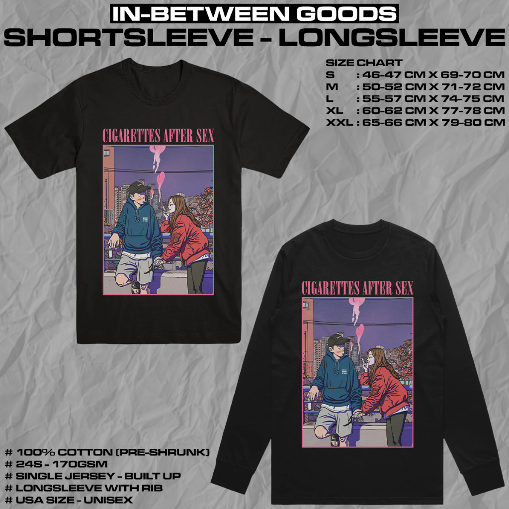 CIGARETTES AFTER SEX - COUPLE | T-SHIRT | LONGSLEEVE | BAND MERCH