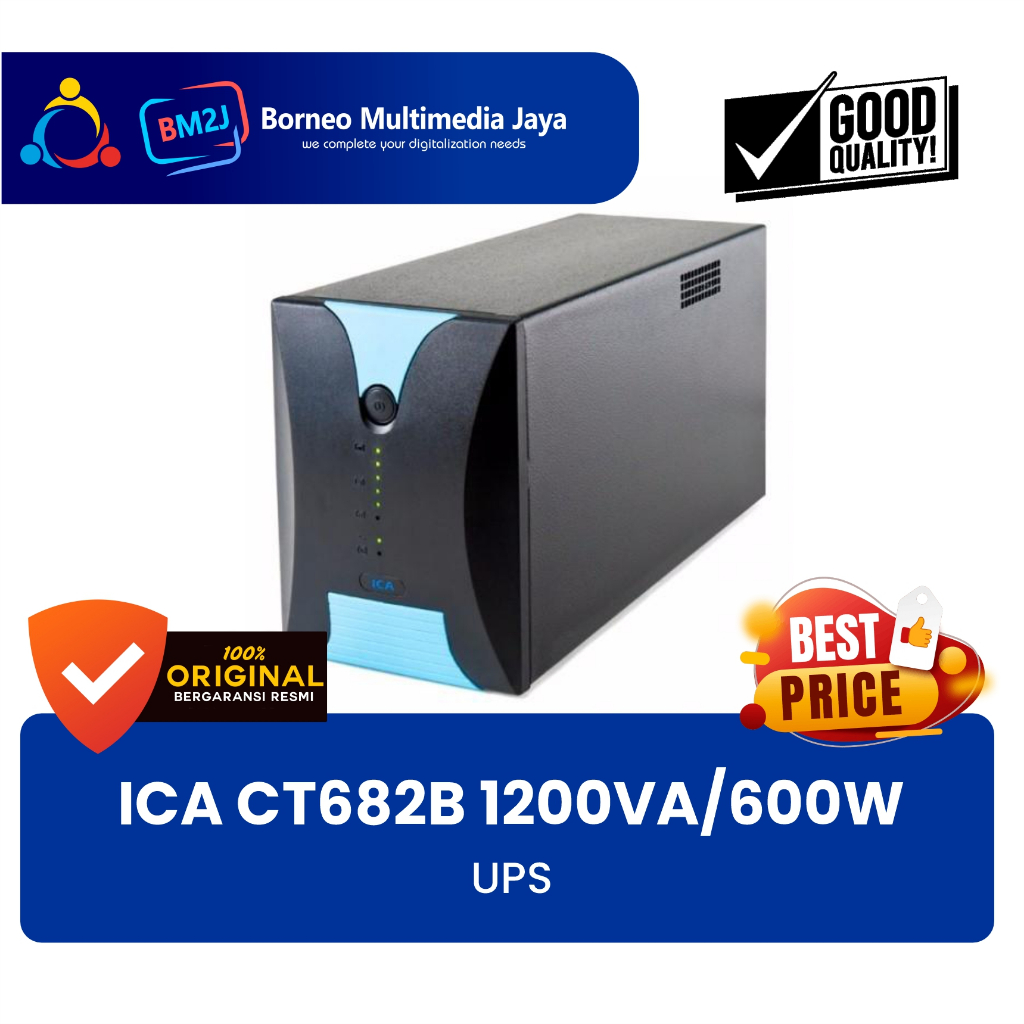 UPS ICA CT 682B CT682B 1200 VA / 600 Watt Line Interactive UPS