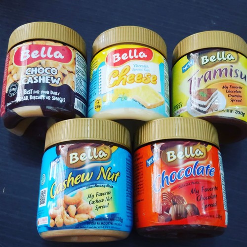 

Pelengkap Makanan Selai Bella Pasta Botol 300 Gr Varian Chocolate, Choco Hazelnut, Cashew Nut, Choco Cashew, Chocolate Cheese, Tiramisu, Crunch Malt, Cheese