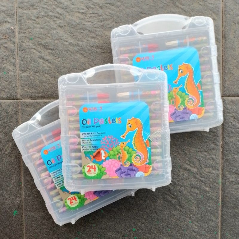 

Crayon Oil Pastel VIS-1 24 Warna ( Set ) [ Original ]