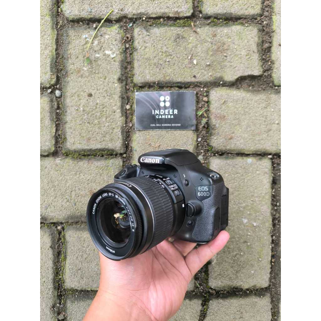 CANON 600D KIT 18-55MM SECOND MULUS ( GARANSI TOKO )  ✅ BUKAN 700D 800D 750D 400D 550D 760D