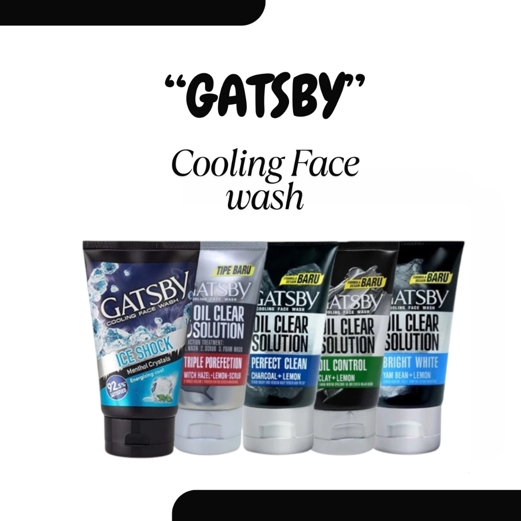 Gatsby Cooling Face Wash 100g/Pembersih Wajah