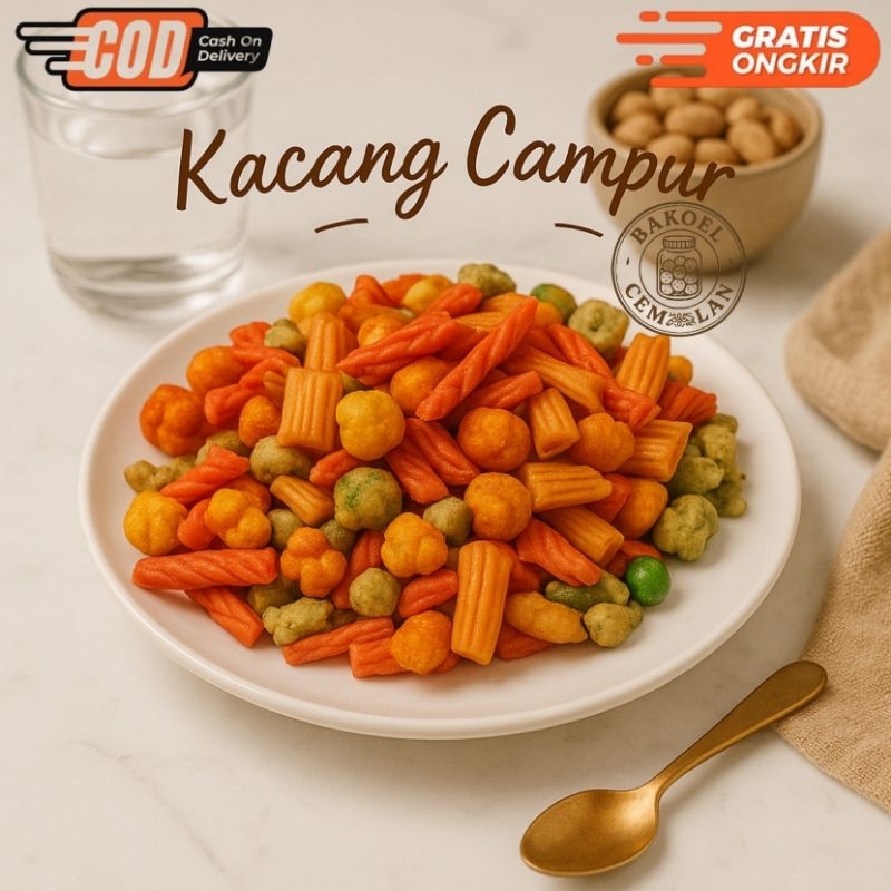 

Kacang Campur Kacang Mix 100gr 250gr 500gr