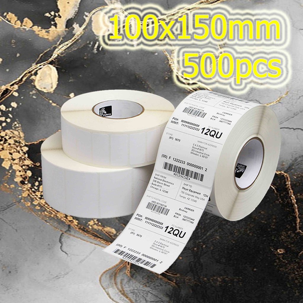 

Kertas Label Resi 100x150mm 500pcs – Anti Air, Bisa untuk Semua Printer Thermal