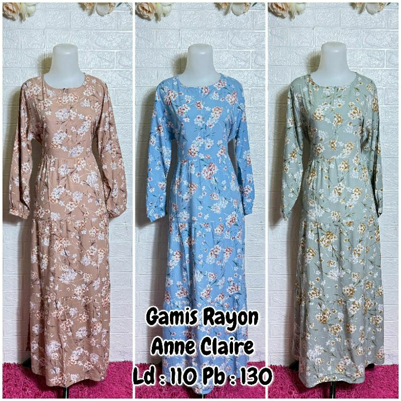 Gamis Rayon Anne Claire