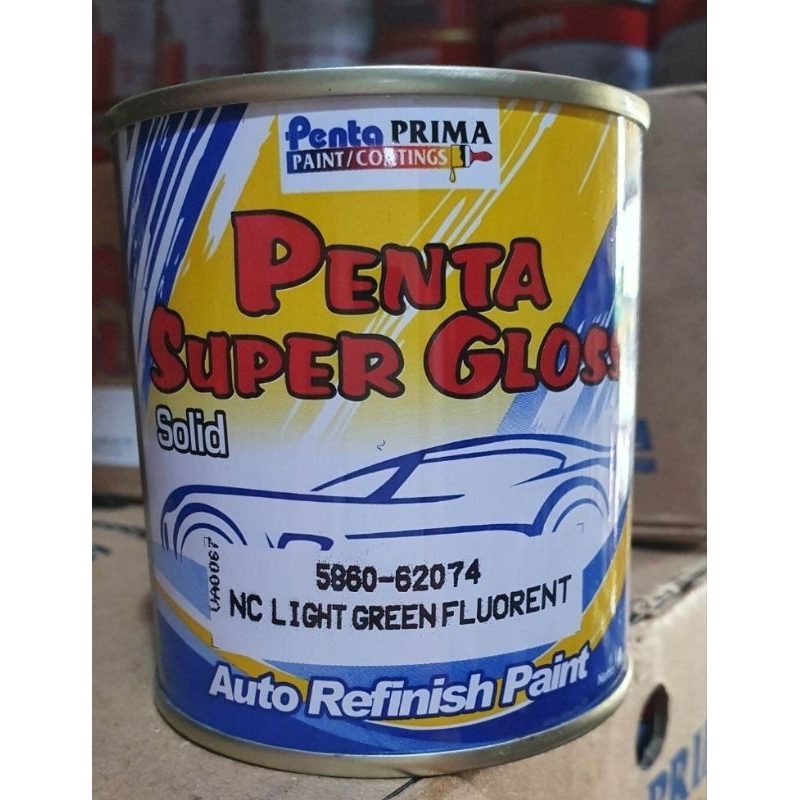 CAT PENTA SUPER GLOSS NC LIGHT GREEN FLUORENCENT / STABILO HIJAU / ISI 200 GRAM / CAT MOBIL / MOTOR 