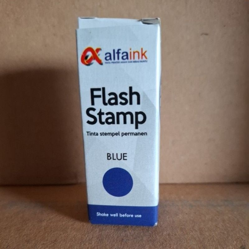 

tinta stempel permanent / tinta manis/ tinta oles alfaink Biru 10 ml