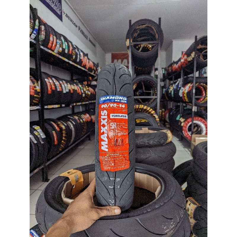 [READY COD] BAN MAXXIS DIAMOND 90/90-14 UNTUK BEAT VARIO GENIO MIO SPACY SCOOPY