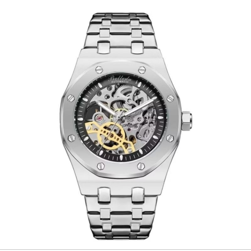 BUY 1 GET 1..JAM TANGAN PRIA ORIGINAL AUTOMATIC BELLEDA 9532 RT
