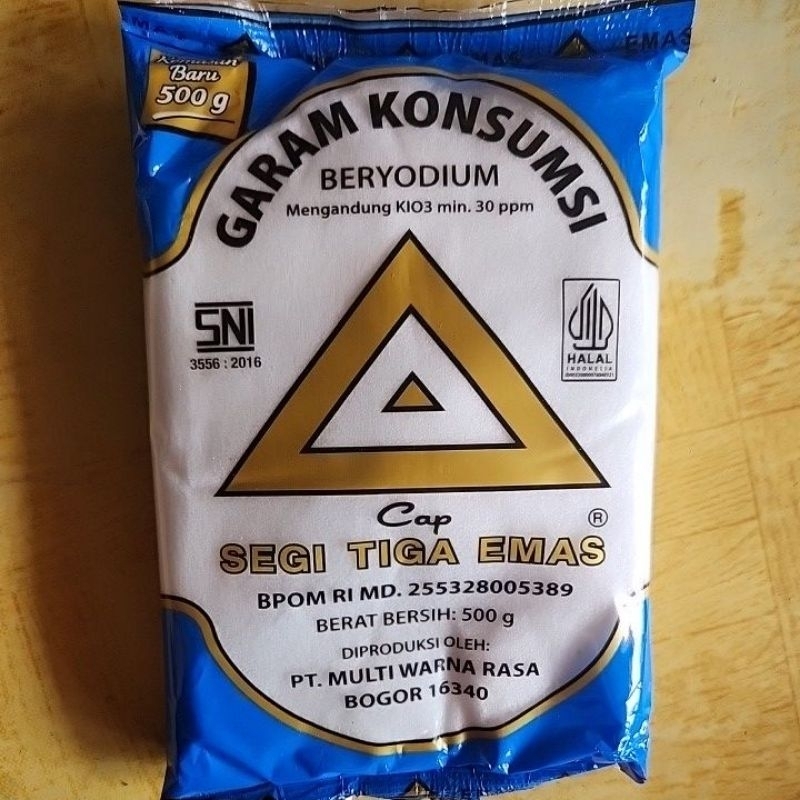 

Garam Segitiga Mas 500 gram