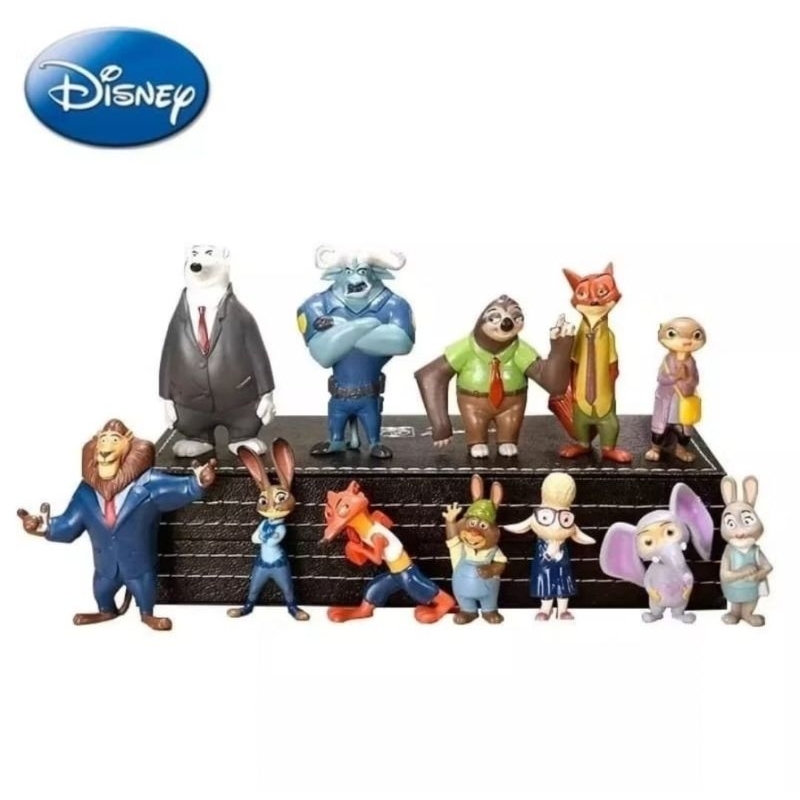 Zootopia Judy Hopps Action Figure Set Zootopia Isi 12 Pcs