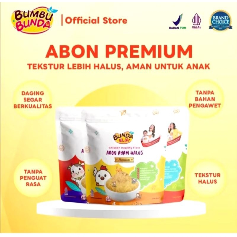 

BUMBU BUNDA Abon Halus Premium 45gr - Sapi, Ayam, Salmon