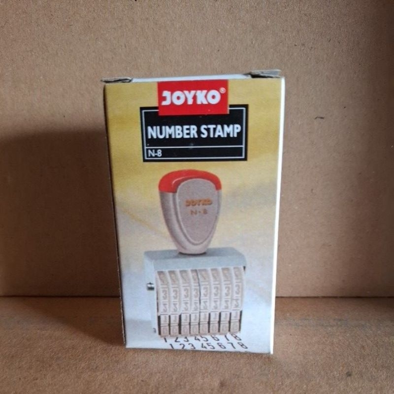 

stempel angka / number stamp 8 angka N-8 JOYKO