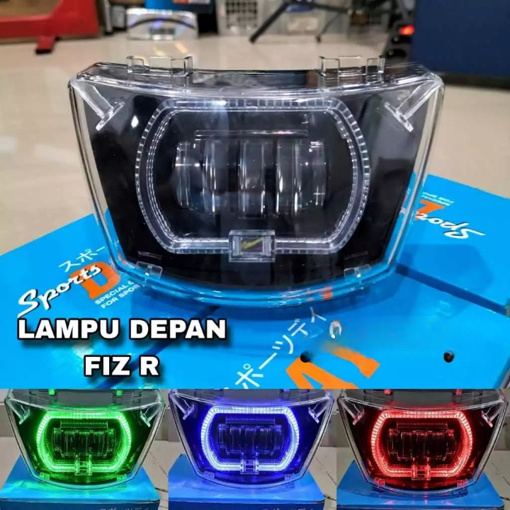 Hedlamp Reflektor Lampu Depan Daymaker Biled RGB FizR Fiz r Force Force One Force1 Grand Astrea Daym