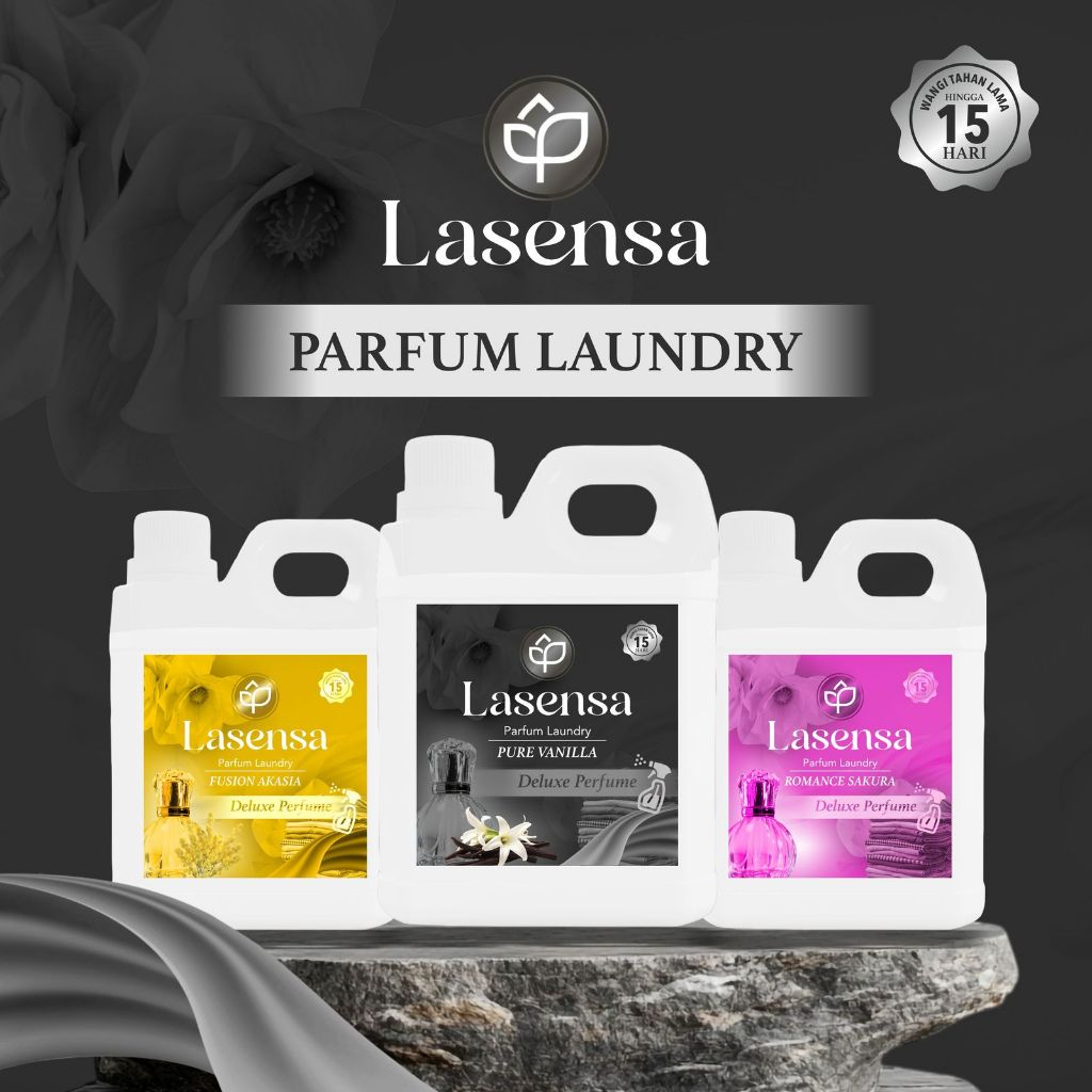 LASENSA Parfum Laundry Bening Finishing Pewangi Pakaian Fabric Spray 1 Liter Anti Bakteri Serbaguna