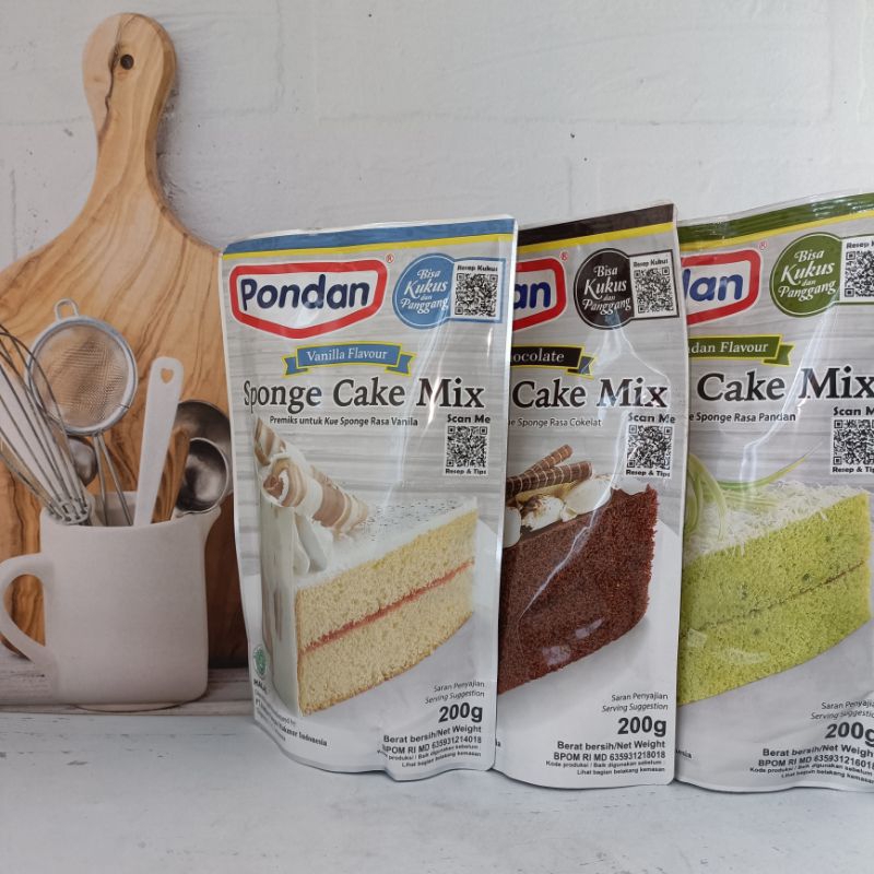

PONDAN SPONGE CAKE ( 200GR )
