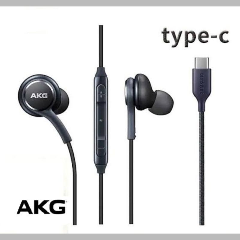 HANDSFREE ORIGINAL AKG TYPE-C NOTE 10 HANDSET EARPHONE JACK 3,5 TYPE-C