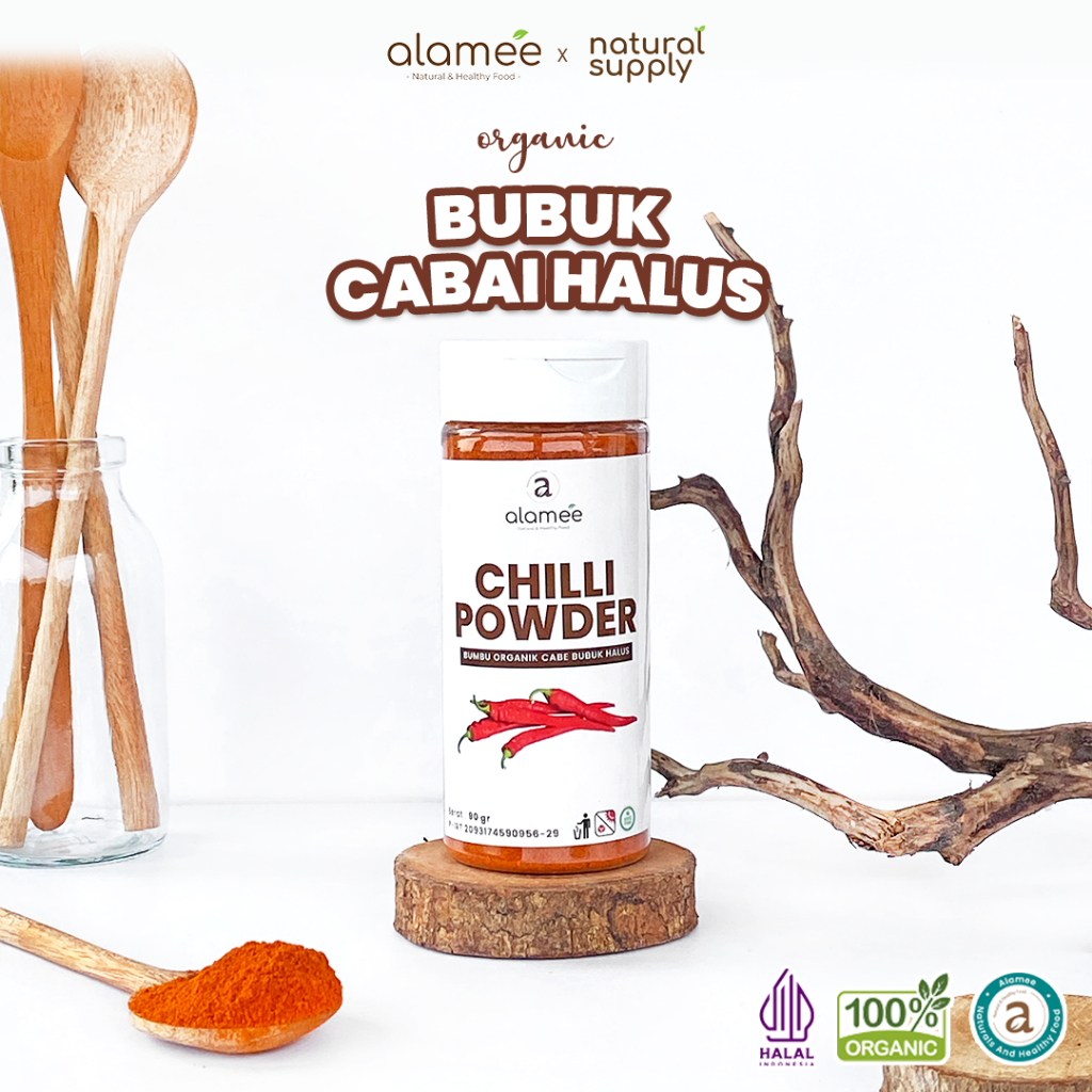 

Bumbu Cabe Cabai Bubuk Kering Halus Pedas Chilli Seasoning Powder Cabai Rempah Murni Asli Dapur 50g