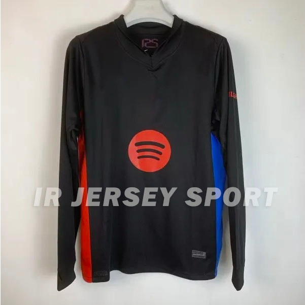 JERSEY BOLA BARCA AWAY LONG SLEEVE 2024/2025 TOP QUALITY - JERSEY BARCA LENGAN PANJANG 24/25