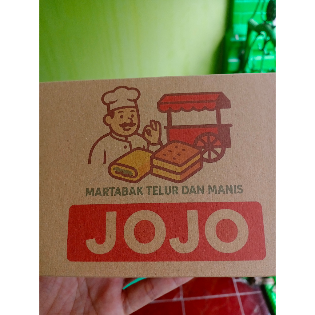 

Custom Merk Sendiri Dus Box Martabak Laminasi ukuran (21 x 13,5 x 4,5 cm) Ketebalan 290 gsm / Kotak Wadah Martabak Kraft - Kemasan Makanan Take Away