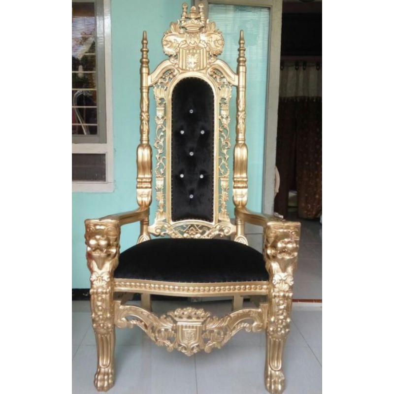 KURSI RAJA UKIR JEPARA KAYU JATI SOLID