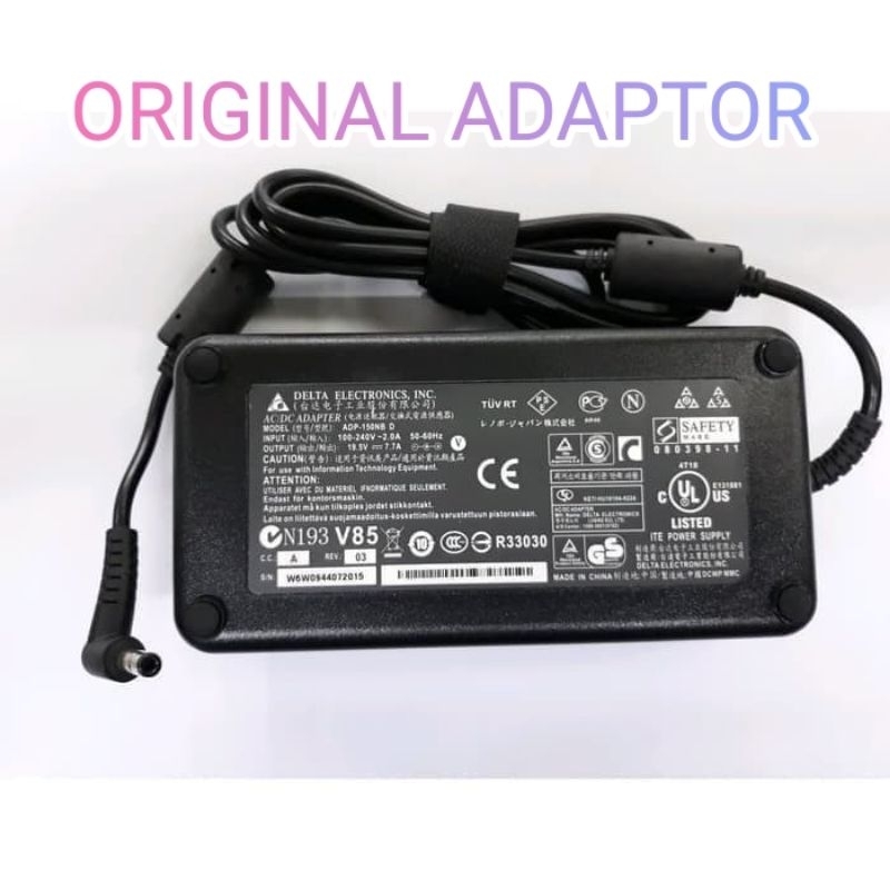Adaptor Charger Laptop MSI GF75 Thin 9rcx GE60 GL62 GL72 GP60