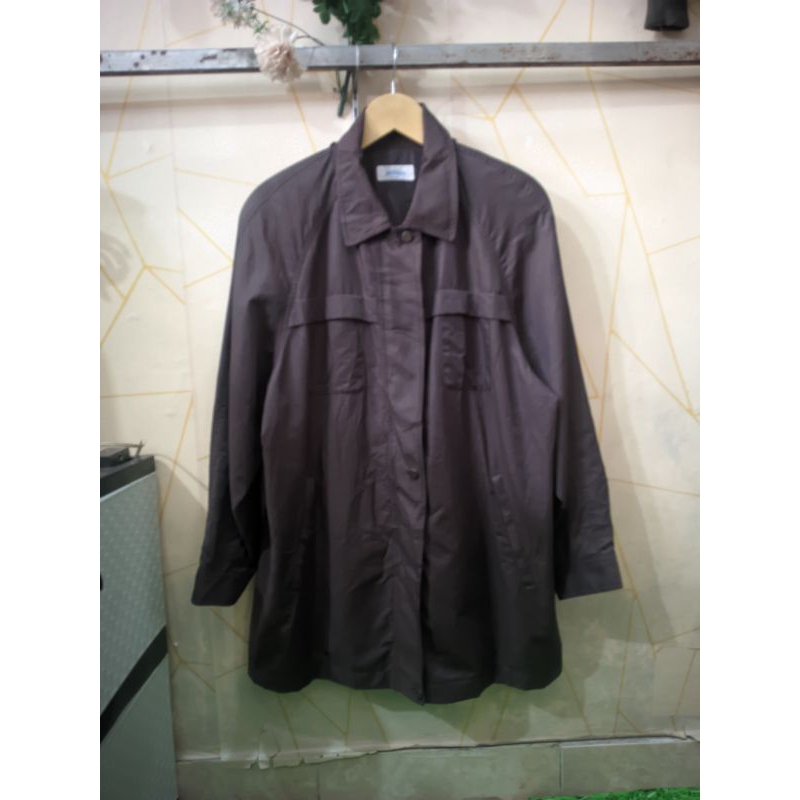 jaket jantzen coklat