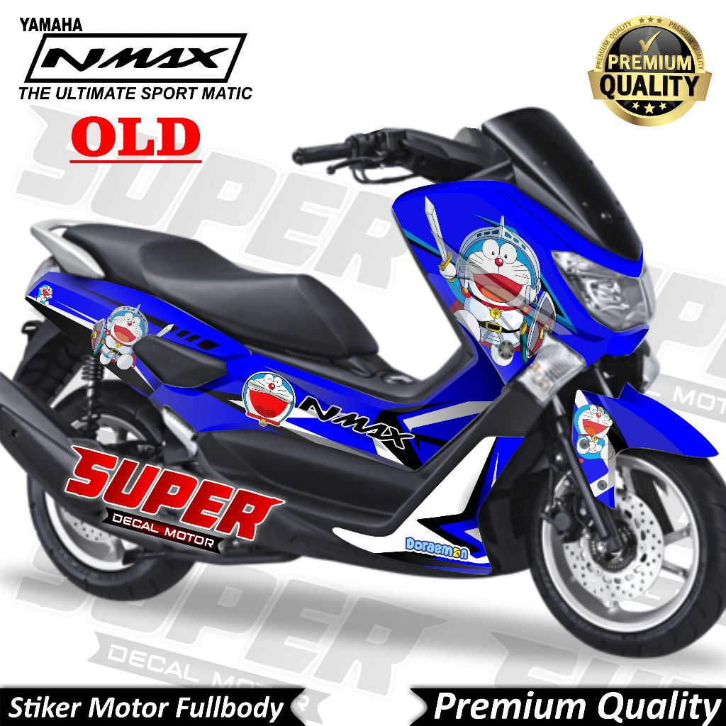 TERBARU Stiker Decal Yamaha Nmax 2016 2017 2018 2019 Full Body Variasi Konsep Doraemon