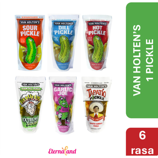 

Van Holten's Pickle Pouch - cemilan acar impor USA