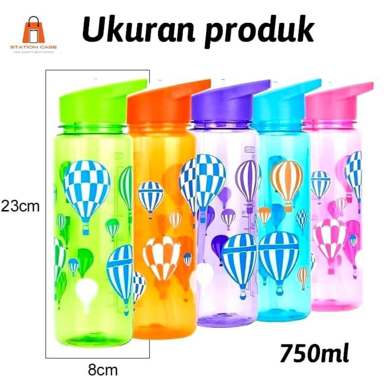 Botol Minum Balon Udara HX-3095 750ML Botol Minum Traveling