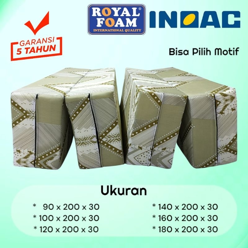 Kasur Busa Lipat INOAC / ROYAL FOAM Tebal 30 cm Garansi 5 Tahun